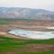 pond and lake in the mountain morocco land