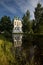 Pond in the Nikolo-Vyazhisci monastery in the summer