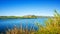 Pond of Posada, natural park of Tepilora, Sardinia. Landscapes