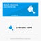 Pong, Racket, Table, Tennis SOlid Icon Website Banner and Business Logo Template