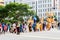 Pongal Festival Procession, harvest indian festival, taking place in January in Little India district in Singapore