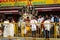 Pongal Festival Procession, harvest indian festival, taking place in January in Little India district in Singapore