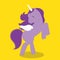 ponies unicorn purple 04