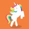 ponies unicorn rainbow 03