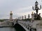 The Pont Alexandre III, a deck arch bridge that spans the Seine in Paris