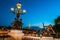 Pont Alexandre III by night paris city France