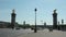 On Pont Alexandre III at Paris, France