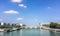 Pont Bercy from Passerelle Simone de Beauvoir, over the Seine River in Paris