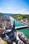 Pont Charles de Gaulle bridge in Dinant view