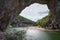 The Pont d\'Arc is a large natural bridge.