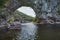 The Pont d\'Arc is a large natural bridge.