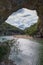 The Pont d\'Arc is a large natural bridge.