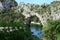 Pont d\' Arc, a natural arch bridge in France