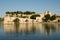 Pont d\'Avignon and Rhone river