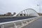 Pont de l`ExposiciÃ³, the footbridge over Alameda station, on th