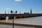 Pont de pierre and Basilique Saint-Michel, Bordeaux, France