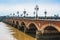 Pont de Pierre in Bordeaux, France