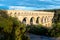 Pont du Gard full side top view