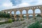 Pont du Gard is a part of Roman aqueduct in southern France