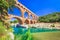 Pont du Gard, Provence in France