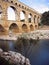 Pont du Gard roman aquaduct nimes river france