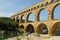 Pont du Gard, roman bridge in Provence, France