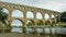 Pont du Gard is the tallest aqueduct built by the Romans in first century AD t