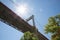 Pont dâ€™Aquitaine the suspension bridge over the Garonne