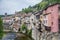 Pont-En-Royans, a charming picturesque medieval village with it colorful houses overhang the Bourne river,