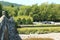 Pont Fawr bridge over the river conwy