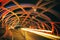 Pont Hans-Wilsdorf bridge at night