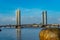 Pont Jacques Chaban-Delmas in Bordeaux, France.