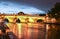 The Pont Neuf Neuf Bridge of Paris at dawn.