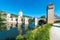 Pont Valentre in Cahors, France.