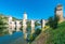 Pont Valentre in Cahors, France.