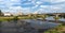 Pont Vieux bridge above the Adour River in Dax - France, Landes