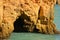 Ponta Da Piedade cave in the rock formations