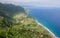 Ponta delgada in madeira north coast panorama mountain view sea