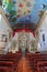 PONTA DELGADA, MADEIRA, PORTUGAL - DECEMBER 21, 2021: The interior of  Igreja do Senhor Born Jesus Church of the Good Lord Jesus