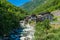 Pontboset in the Champorcher Valley. Aosta Valley, northern Italy.