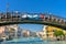 Ponte Academia Bridge Grand Canal Ferries Venice Italy