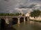 Ponte Cavour Bridge in Rome, Italy