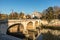 Ponte Cavour at Sunset Rome Italy, with River Tiber