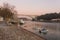 Ponte da Arrabida Bridge sunset view, Porto