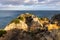 Ponte da Piedade in Portugal, the Cliffs in Lagos National Park. The famous coastal rock formations with caves.