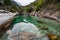 Ponte dei Salti Lavertezzo in the Verzasca Valley of the Swiss canton of Ticino