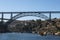 Ponte do Infante Bridge over Douro River in Porto, Portugal