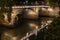 Ponte Giuseppe Mazzini At Night In Rome