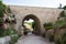 Ponte Lama Monachile bridge in Polignano a Mare, Adriatic Sea, Apulia, Bari province, Italy, Europe