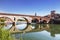 Ponte Pietra is a Roman arch bridge over the Adige river in the Italian city of Verona